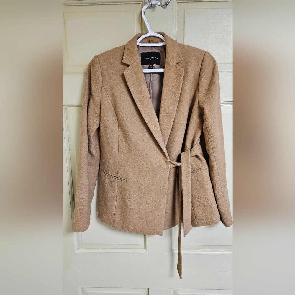 Banana Republic Women's Wool Blend Blazer Jacket - Size 0
